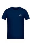 T-Shirt Basic Herren Logo | Gr&ouml;&szlig;e: XL | Farbe: Navy | Stick: Wei&szlig;