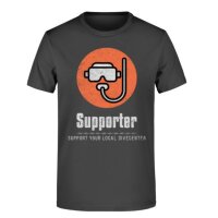 T-Shirt Basic Herren Supporter L