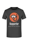 T-Shirt Basic Herren Supporter XL